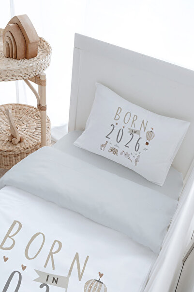 Tuğba Kuğu Baby Size Duvet Cover Set (100X150) - Royal Series - Born in 2026