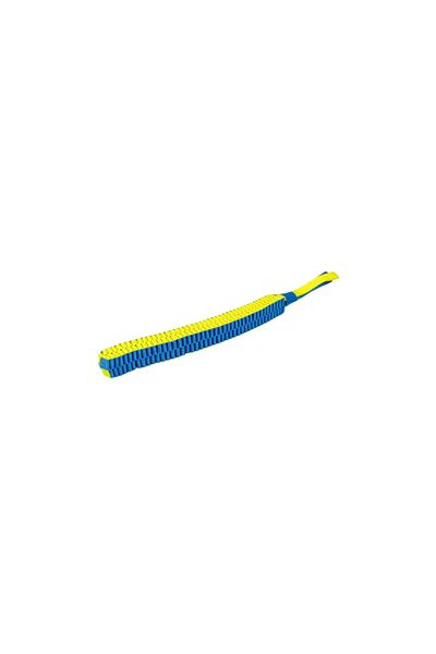 Duvo Supa Nylon Tug Stick S - 30 x 30cm - Blue / Yellow Dimension: 30 x 30cm