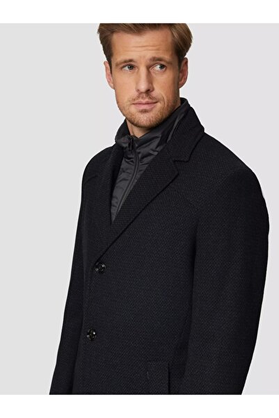 s.Oliver Palton bărbătesc din amestec de lână, cu două rânduri de nasturi