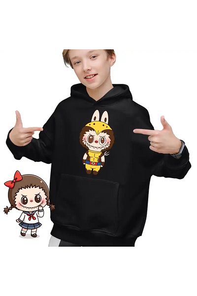 OEM Labubu Wolverine Kids Boys Sweatshirt