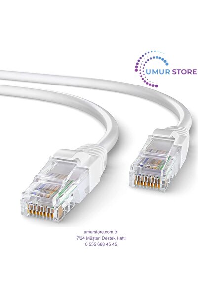 Herz 30CM Kısa Cat6 Fabrikasyon Ethernet Lan Ağ Network Patch Kablo