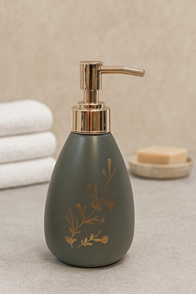 Evsun Home Collection CAM SIVI SABUNLUK BASKILI DOĞA DESEN 400 ml