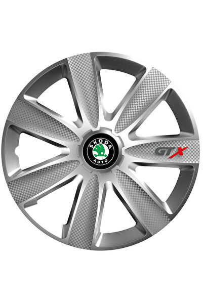 Autohelix MSA Set de 4 capace de jantă GTX gri R17, pentru Skoda