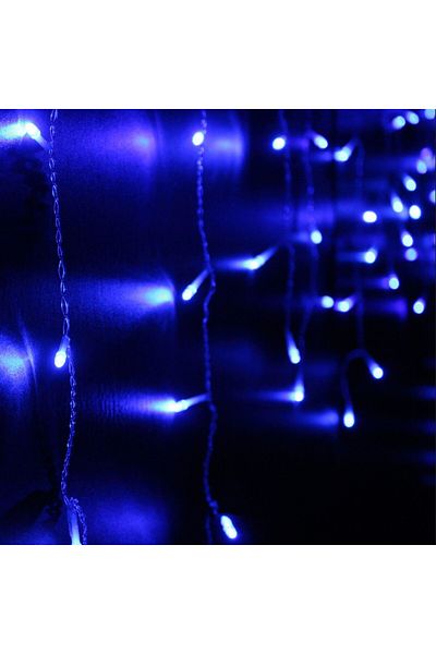 SDX Market Curtain Christmas installation, Flash, 8 m x 0.8 m, 360 LEDs, Blue, interconnectable
