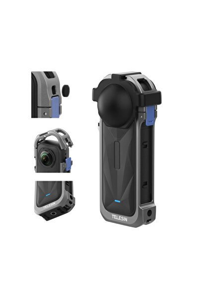 Insta360 X5 Uyumlu Utility Metal Çerçeve | Utility Frame Metal Cage for Insta360 X5