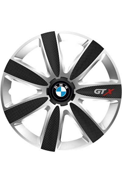 OEM Set de 4 capace pentru jante GTX Carbon Gri-Negru R16, pentru BMW