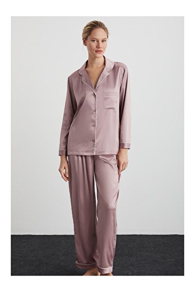 Kom Sidney Satin Pajama Set