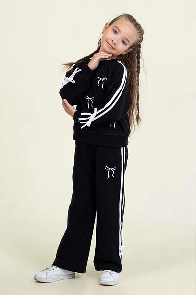 Dmb Girl's Bow Tracksuit Set 25Kdmb9870