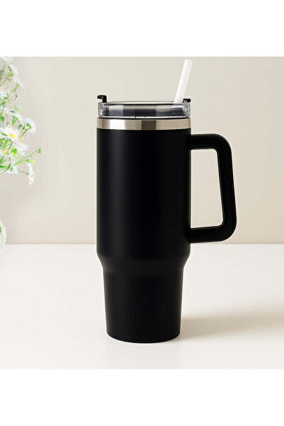 İkon store Steel Thermos with Straw 1180 ml
