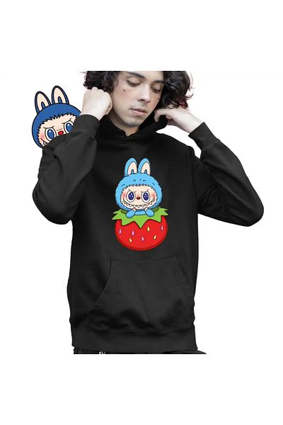 OEM Labubu Children's Sweatshirt for Boys Strawberry