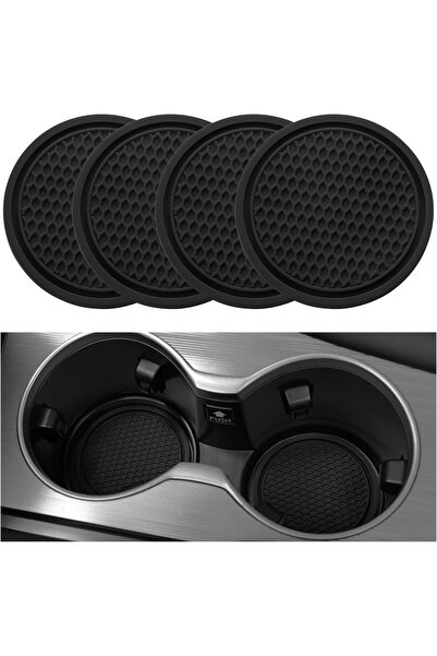 NO N4ME بطانات حامل أكواب السيارة SINGARO، 4 قطع، قواعد أكواب عالمية مضادة لل...