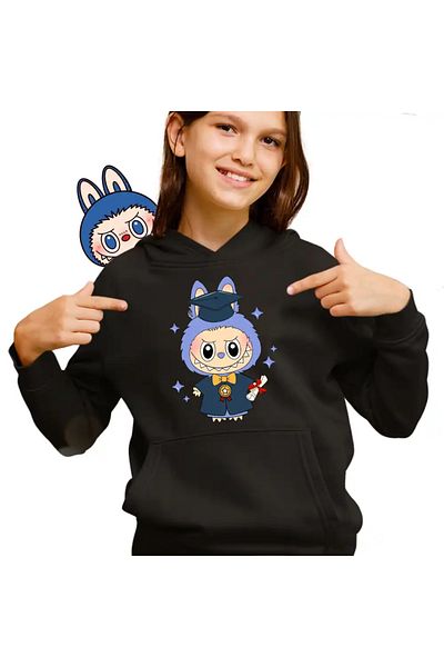 OEM Labubu Girls' Graduation Children's Sweatshirt