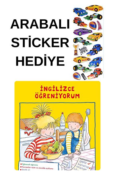 TÜRKİYE İŞ BANKASI KÜLTÜR YAYINLARI ARABALI STİCKER HEDİYELİ - OKUL ÖNCESİ RE...