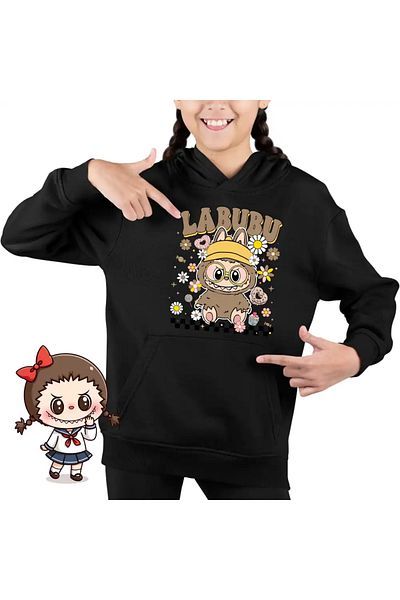 OEM Labubu Nerd Power Kids Girls Sweatshirt