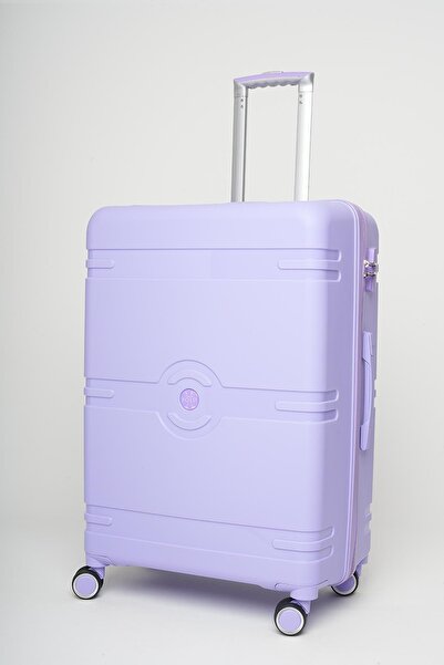 travelpolo Büyük Boy Kırılmaz Valiz Lila 1015
