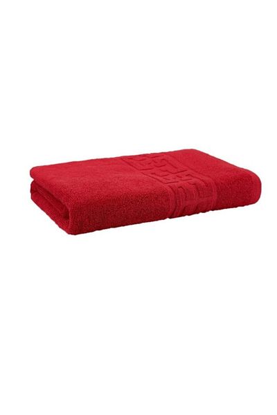E EFRALL Prosop de baie 70 x 140, 550g, hotelier, model greek - rosu