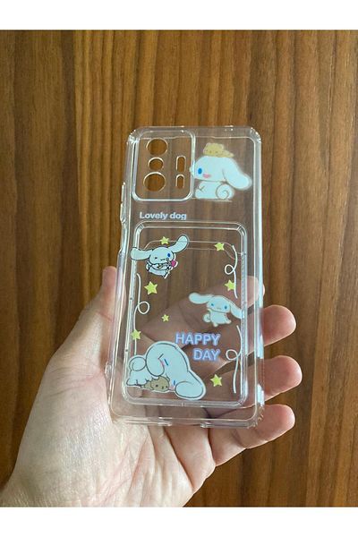 Newon Mi 11t Pro Cinnamoroll Printed Card Holder Business Card Silicone Phone Compatible Case Cover Cover Case