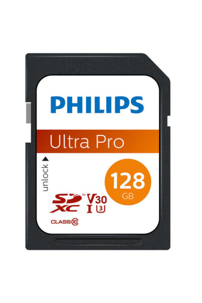 Philips Card de memorie FM12SD65B/00, SDXC, 128GB, Clasa 10, UHS-I U3, V30