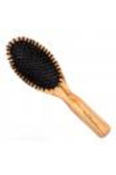 Keller Olivia Exclusive Line oval hairbrush with rubber cushion and wild boar bristles