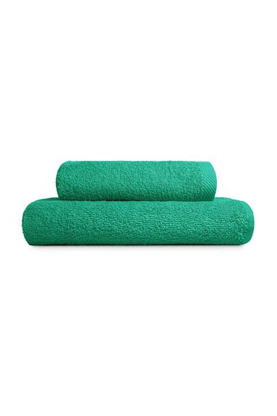 OemPlay Set 2 bath towels Spod Igły i Nitki Bari, Cotton, 70x140 cm, Green