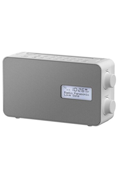 PANASONIC Radio FM RF-D30BTEG-W, DAB+, BT, Ceas deșteptător (Alb)