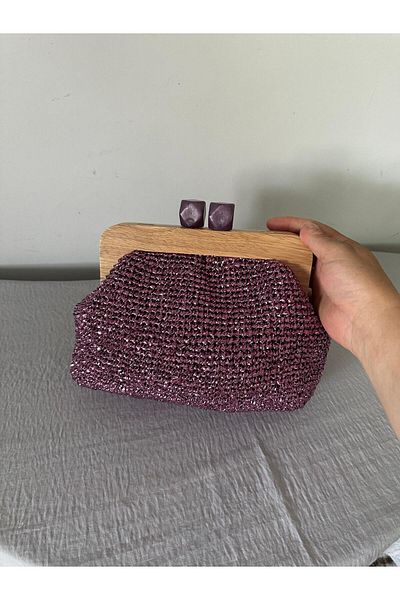 İLMEKSTYLE hand knitted straw bag