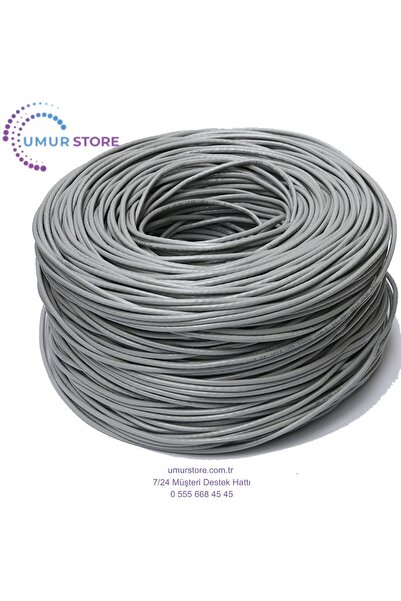 Herz Cat6 Cat 6 100MT Yüz Metre 100 Metre Internet Ethernet Cat6 Bakır Kablo ...