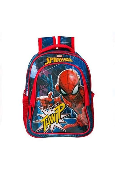 OEM Kindergarten Backpack, Spiderman 3D, Adjustable Straps, Blue/Red