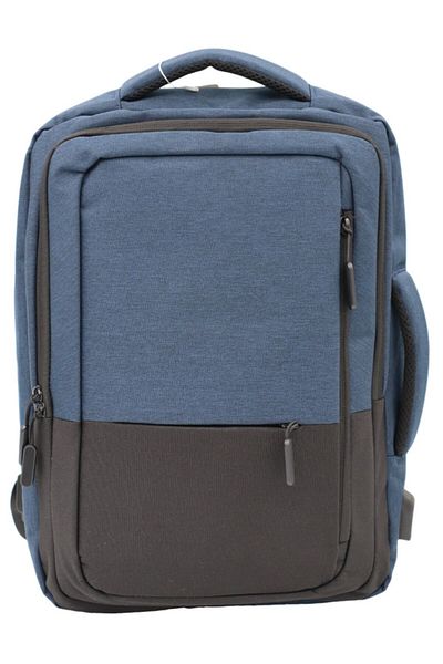 OEM Multifunctional backpack for laptop and tablet, USB port, 43x31x17cm, 1129, blue