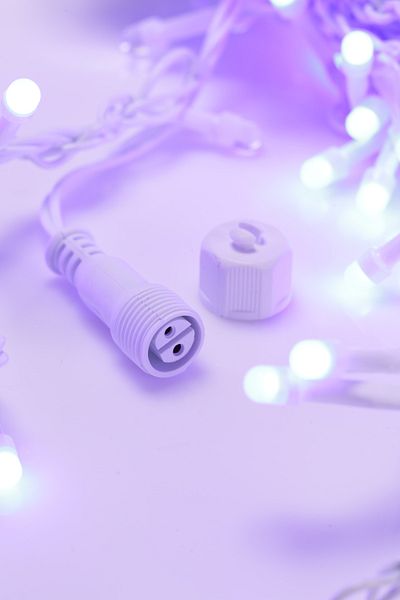 SDX Market Christmas Light Curtain Installation with Flash, 5 m x 0.8 m, 240 LEDs, Blue, Interconnectable
