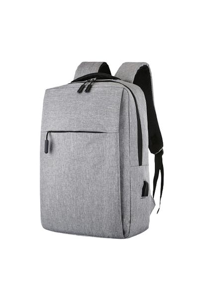 AlexVerity Smart Backpack, AlexVerity, USB Port, 2 Zippers, Water-Resistant, 42 x 30 x 12 cm, Grey