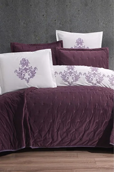 Çeyiz Diyarı Dowry Land La Donna 10 Piece Dowry Set Plum