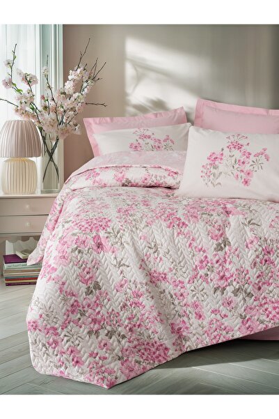 Cotton Box Tek Kişilik Complete Set Floren Pembe