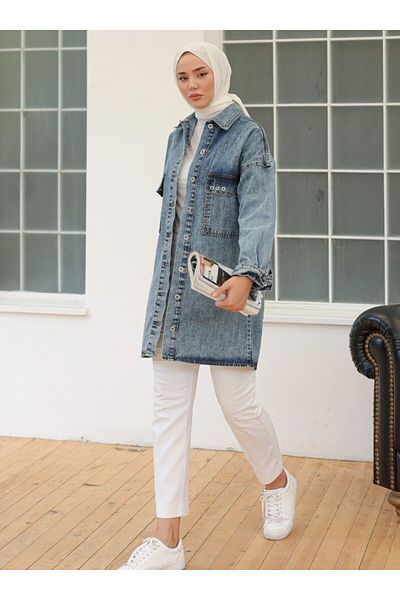 DEDEMAX Denim Jacket - Blue -