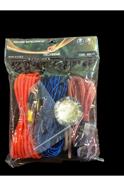 HALL BREATHE Yüksek Kaliteli Oto Anfi Tesisatı Kablo Seti, Güçlü ve Güvenilir...