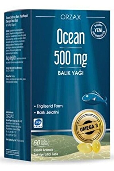 Ocean Balık Yağı 500mg 60 Kapsül