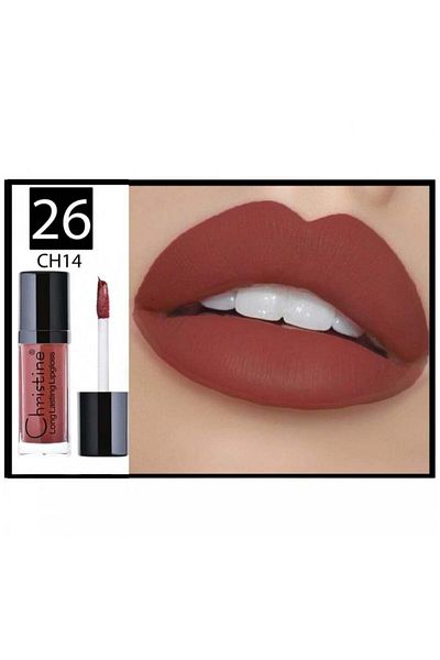 Christine Matte Liquid Lipstick W26 CH014-N