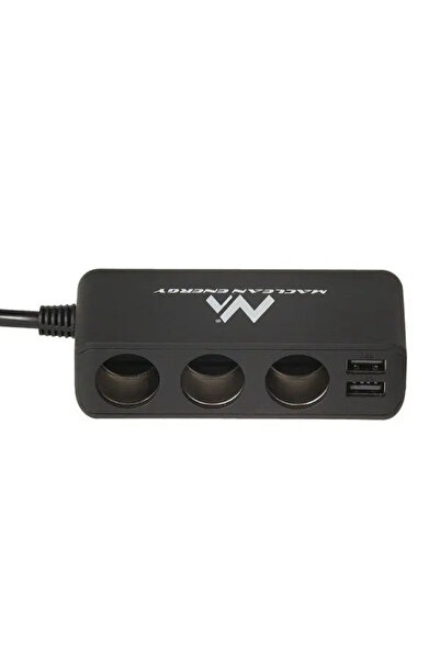 Maclean Bricheta electrica auto, 2 x USB charger, MCE 117, Negru