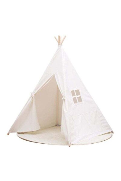 QiaoKai Breathable Foldable Portable Pop Up Unique Design Teepee Play House Tent 5.3x4.1x35.11cm