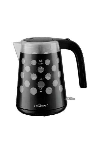 Maestro Fierbător de apă Feel-Maestro MR-045 NEGRU, 1,7 L, 2200 W (Negru/Gri)