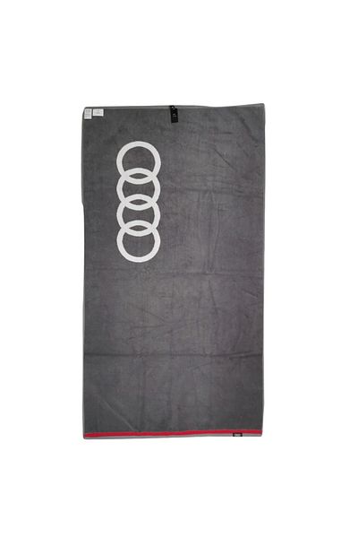 move Audi Gray Towel for Bathroom or Beach, 50x100cm, 100% Cotton