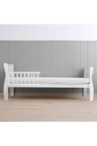 OEM Solid wood bed for Junior Noble White 160 H 80 cm