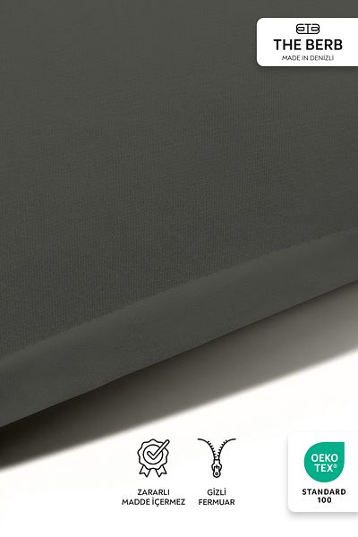The Berb |   Set of 2 Combed Cotton Pillowcases |   100% Cotton |   50 X 70 cm |   Zippered