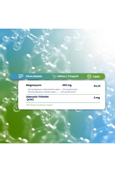 MORE THAN Magnezyum ATP MAG 60 Kapsül