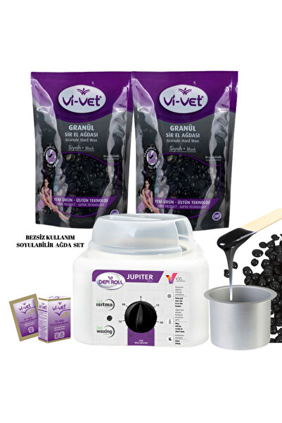 Vivol SİR AĞDA ISITICI MAKİNE 2 PAKET BLACK BONCUK AĞDA HEDİYELİ