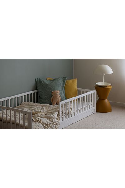 OEM Solid wood bed for Junior Monty Montessori White 160A 80 cm