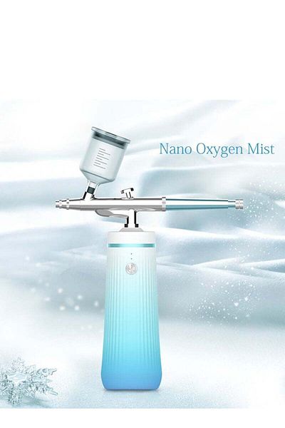 COOYA Handheld Nano Misting Device Face Hydration Introduction Instrument,Use for Beauty,Hydration,Blue