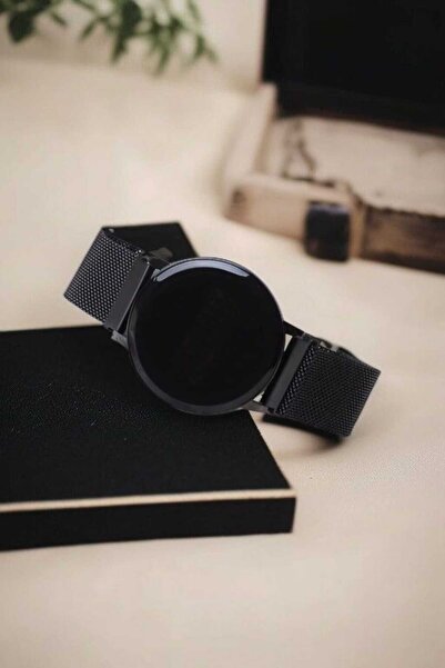 Neorney Yuvarlak Şık Tuşlu Tuşsuz Ayarlanabilir Kordonlu Unisex Led Saati