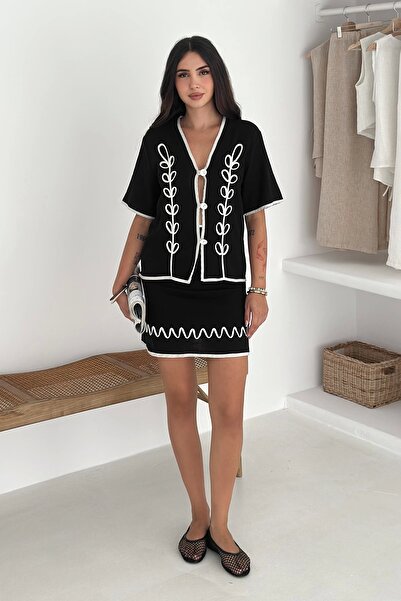 AsprinFashion Linen Fabric Strainer Detailed Set