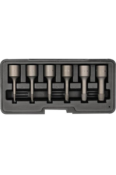 yato Set extractoare suruburi rupte YT-0623, 6 buc, 3/8", otel